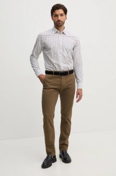 Хлопковая рубашка Boss Orange