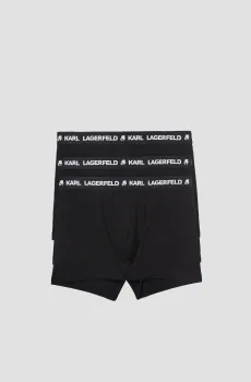 Мужские черные боксеры (3 шт) Черный M Karl Lagerfeld A1M47151;999