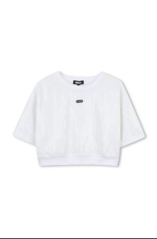 Детская хлопковая футболка Dkny