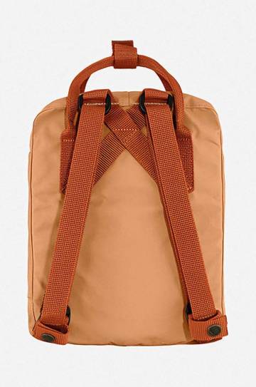 Рюкзак Fjallraven Kanken Mini цвет оранжевый большой однотонный F23561.241.243-243 Рюкзак Fjallraven Kanken Mini цвет оранжевый большой однотонный F23561.241.243-243