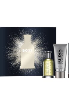 Парфюмированный набор мужской Hugo Boss Boss Bottled (туалетная вода, 100 мл + гель для душа, 100 мл + дезодорант-спрей, 150 мл)