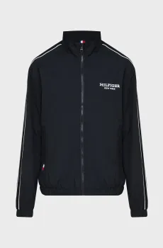 Мужская черная ветровка STRIPE TRACK JACKET Черный XL Tommy Hilfiger MW0MW33728