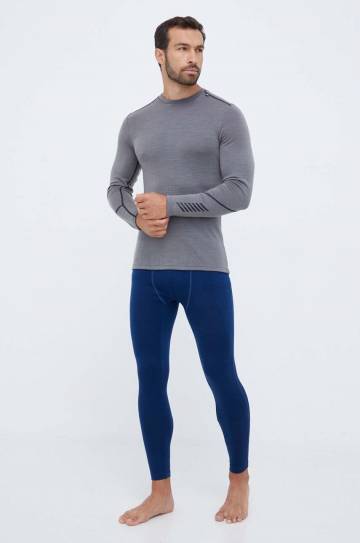 Функциональный шерстяной лонгслив Helly Hansen LIFA MERINO цвет серый 49364 Функциональный шерстяной лонгслив Helly Hansen LIFA MERINO цвет серый 49364