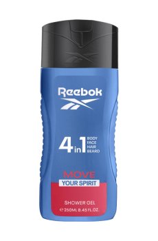 Гель для душа мужской Reebok Move Your Spirit Hair & Body Shower Gel 4 в 1, 250 мл