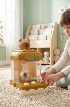 Машина для ловлення кульок із ведмедиком - різнобарвний