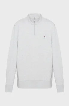 Мужская светло-серая спортивная кофта SHIELD Серый M Gant 2003338