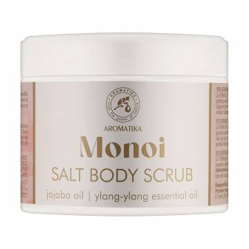 Солевой скраб для тела Aromatika Salt Body Scrub Моной, 500 г Солевой скраб для тела Aromatika Salt Body Scrub Моной, 500 г