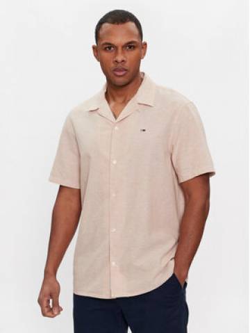 Tommy Jeans Сорочка Camp DM0DM18963 Бежевий Regular Fit Tommy Jeans Сорочка Camp DM0DM18963 Бежевий Regular Fit