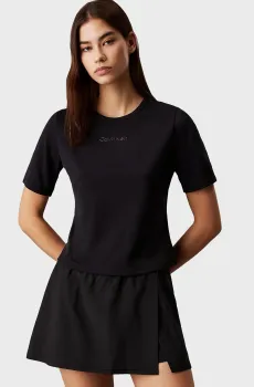 Женская черная футболка SS TEE Черный XS Calvin Klein LVGWS4K238