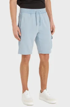 Мужские голубые шорты WASHED BADGE Голубой XXL Calvin Klein Jeans J30J325137