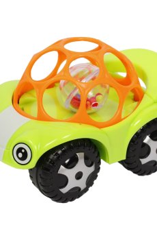 Игрушка-погремушка Lindo Машинка салатовая, от 6 месяцев (Б 339)
