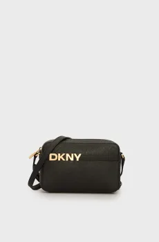 Женская черная кожаная сумка AVRIL Черный ONESIZE DKNY R51E1J31