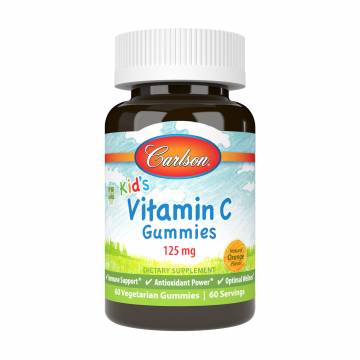 Витамин С для детей Carlson Labs Kids Vitamin С 125 мг, 60 жевательных конфет Витамин С для детей Carlson Labs Kids Vitamin С 125 мг, 60 жевательных конфет