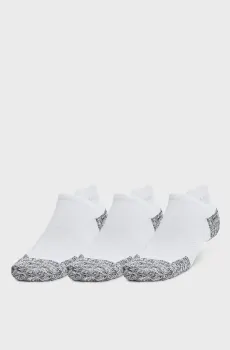 Белые носки (3 пары) UA AD Run Cushion 3pk NS Белый 36.5-42 Under Armour 1387044-100