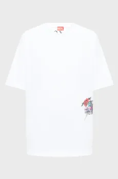 Мужская белая футболка T-BOGGY-V11 Белый XXL Diesel A23180 0PLAT