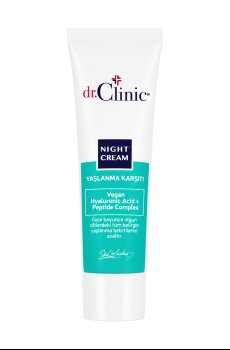 Ночной крем для лица Dr.Clinic Night Cream с веганской гиалуроновой кислотой и пептидным комплексом, 50 мл