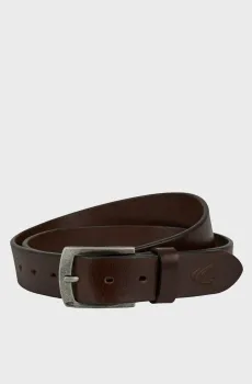 Мужской коричневый кожаный ремень Коричневый M Camel Active 402090-9B09-20