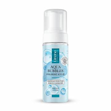 Пенка для умывания Lirene Aqua Bubbles Hyaluronic Acid 4D, 150 мл Пенка для умывания Lirene Aqua Bubbles Hyaluronic Acid 4D, 150 мл