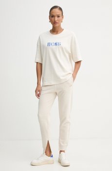 Хлопковая футболка BOSS