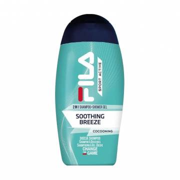 Парфюмированный шампунь-гель для душа Fila Sport Active Soothing Breeze унисекс, 250 мл Парфюмированный шампунь-гель для душа Fila Sport Active Soothing Breeze унисекс, 250 мл
