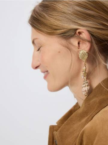 Reserved - EARRINGS - золотий - 364GA-GLD Reserved - EARRINGS - золотий - 364GA-GLD