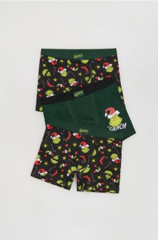 Reserved - Труси Grinch 3 пакети - чорний - 991HI-99X
