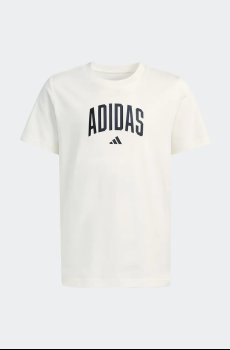 Детская хлопковая футболка adidas