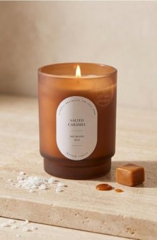 Ароматна соєва свічка Salted Caramel - бежевий