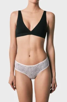 Женские белые трусики в горошек Белый XS womensecret 874471