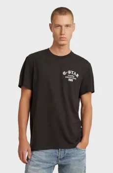 Мужская черная футболка Studio Черный XXL G-Star RAW D26862,336