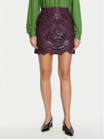 Vila Спідниця зі штучної шкіри Paz 14102686 Фіолетовий Slim Fit Vila Спідниця зі штучної шкіри Paz 14102686 Фіолетовий Slim Fit