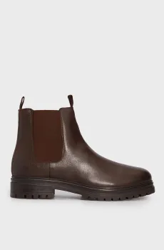 Мужские коричневые кожаные ботинки Mateo Коричневый 41 Mexx MXDA015102M