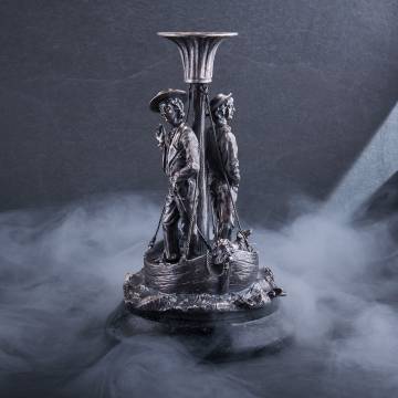 Серебряный подсвечник "Моряки на корабле" сер00027 Серебряный подсвечник "Моряки на корабле" сер00027