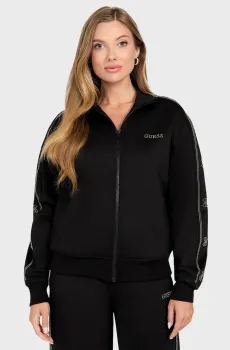 Женская черная спортивная кофта Черный XS Guess V5BQ15.KCX22;JBLK