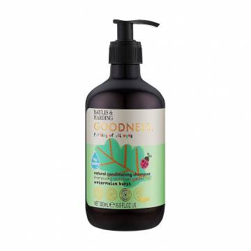Детский шампунь-кондиционер для волос Baylis & Harding Goodness Natural Conditioning Shampoo Watermelon Burst, 500 мл Детский шампунь-кондиционер для волос Baylis & Harding Goodness Natural Conditioning Shampoo Watermelon Burst, 500 мл