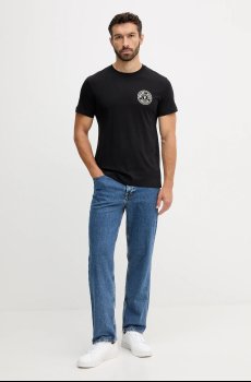 Хлопковая футболка Versace Jeans Couture