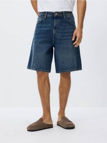 Reserved - Джинсові шорти baggy - indigo jeans - YF672-57J Reserved - Джинсові шорти baggy - indigo jeans - YF672-57J