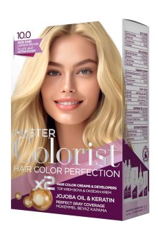 Краска для волос Master Colorist Hair Color Perfection 10.0 Lightest Blonde, 210 мл
