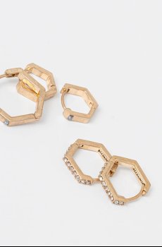 Сережки AllSaints 3 шт
