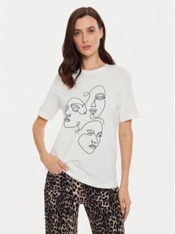 Vila Футболка Sybil 14097370 Білий Regular Fit Vila Футболка Sybil 14097370 Білий Regular Fit