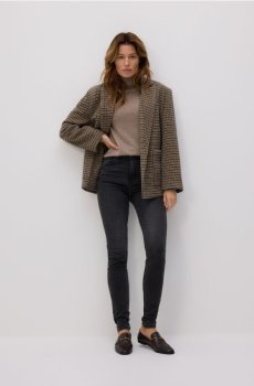 Reserved - Сліми джинси з подовженими ногами - сірий - 554GE-90J