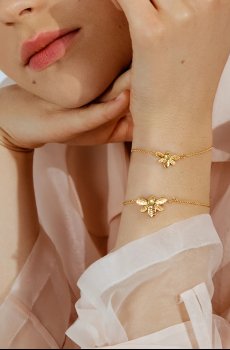 Позолоченный браслет Lilou Honey