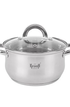 Кастрюля Krauff Steil с крышкой, диаметр 18 см, 2.5 л (26-238-074)