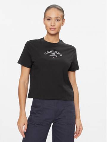 Tommy Jeans Футболка Lux Ath DW0DW16835 Чорний Classic Fit Tommy Jeans Футболка Lux Ath DW0DW16835 Чорний Classic Fit