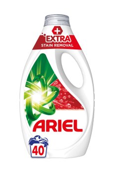 Гель для стирки ARIEL Extra Stain Removal Экстрасила выведение пятен, 40 стирок, 1.8 л