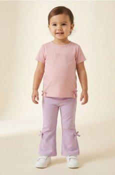 Бавовняна футболка - рожевий