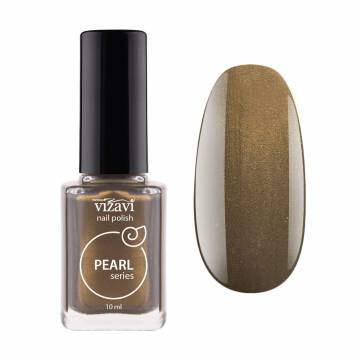 Лак для ногтей Vizavi Professional Pearl Series Nail Polish 30 Коричневый, 10 мл