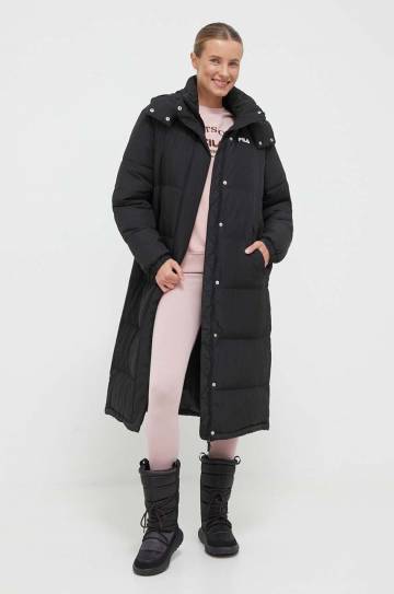 Куртка Fila женская цвет чёрный зимняя Куртка Fila женская цвет чёрный зимняя