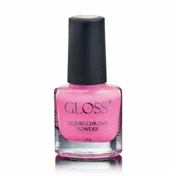Жидкая втирка для ногтей Gloss Liquid Chrome Powder 014, 3 мл Жидкая втирка для ногтей Gloss Liquid Chrome Powder 014, 3 мл