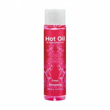 Разогревающее съедобное массажное масло Nuei Hot Oil, Strawberry, 100 мл Разогревающее съедобное массажное масло Nuei Hot Oil, Strawberry, 100 мл